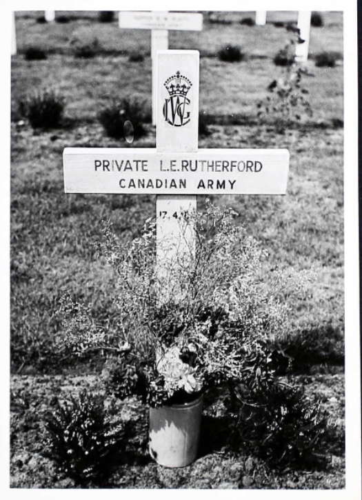 Temporary grave marker