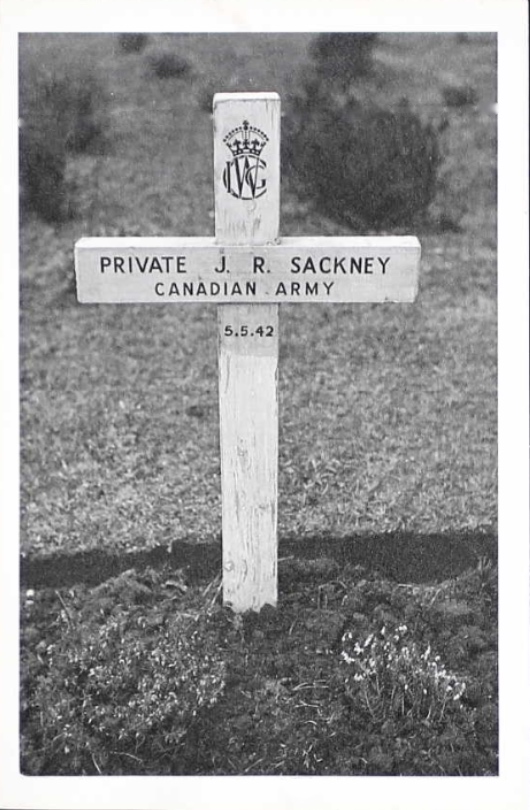 Temporary grave marker