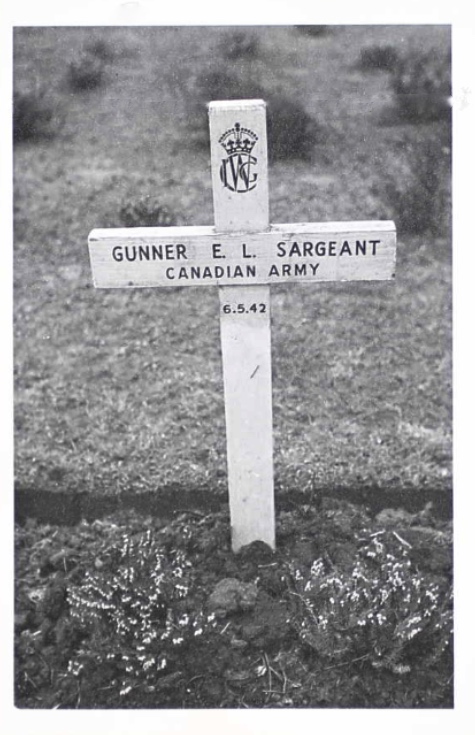 Temporary grave marker