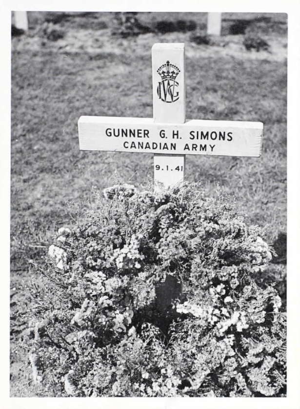 Temporary grave marker