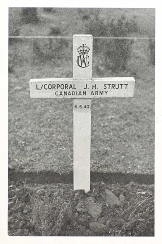 Temporary grave marker