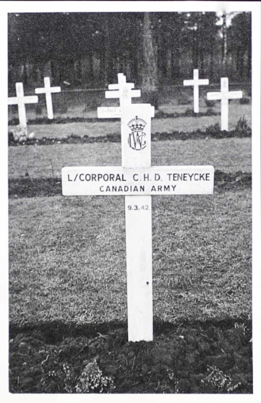 Temporary grave marker