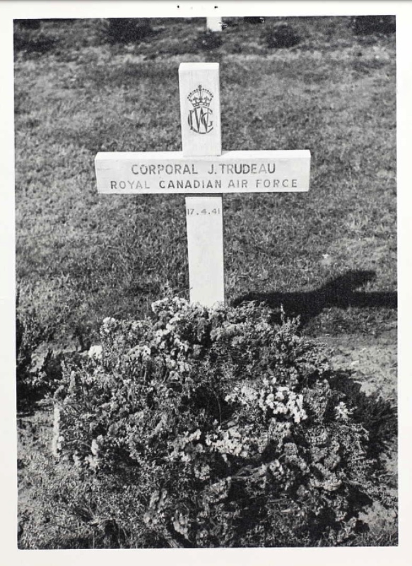 Temporary grave marker