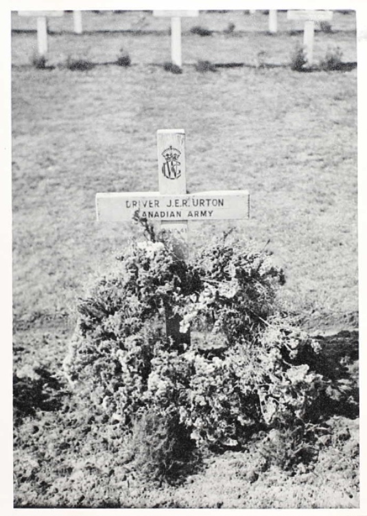 Temporary grave marker