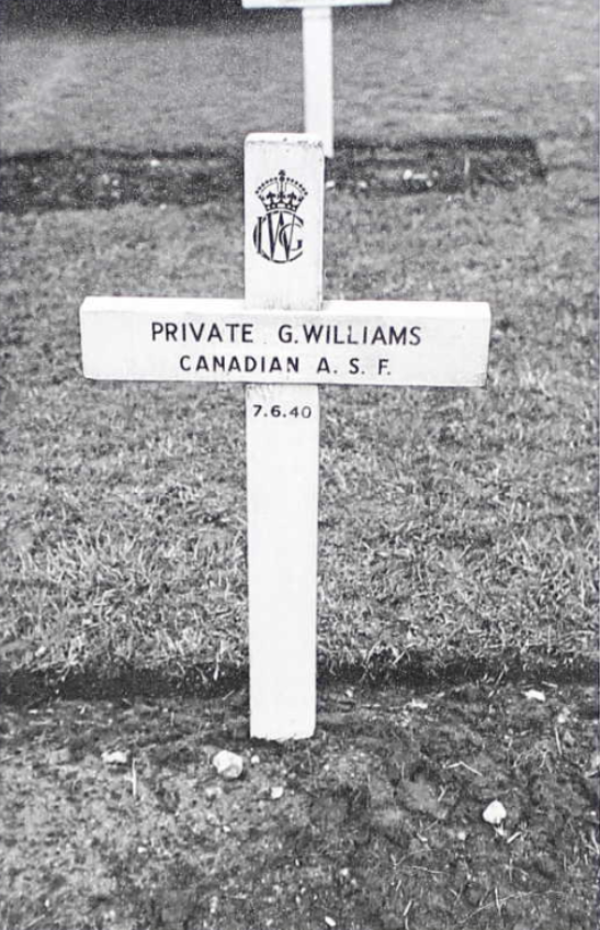 Temporary Grave Marker