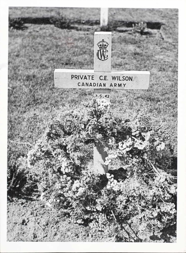 Temporary grave marker