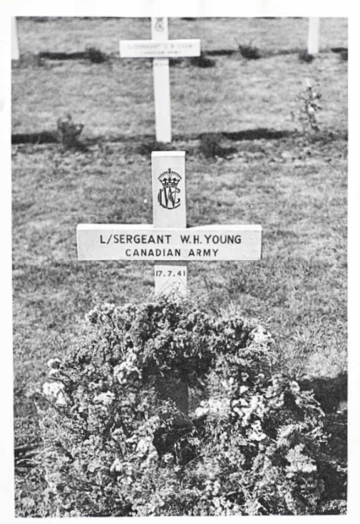 Temporary grave marker