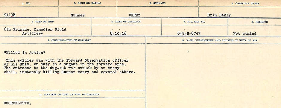 Circumstances of Death Registers