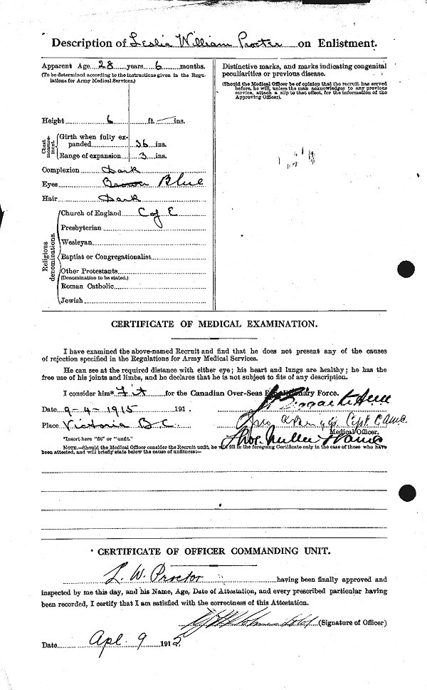 Attestation Papers (Back)