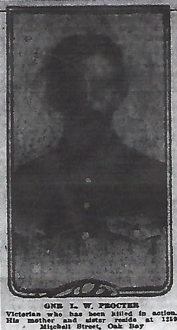 Photo of LESLIE WILLIAM PROCTOR