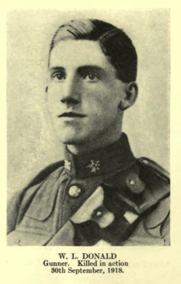 Photo of WALTER LESLIE DONALD