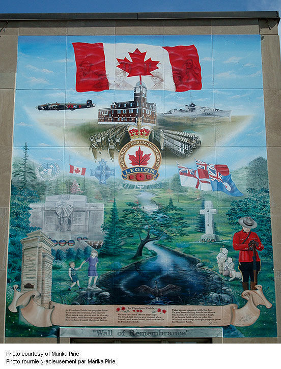Preston Ontario Wall of Remembrance Mural