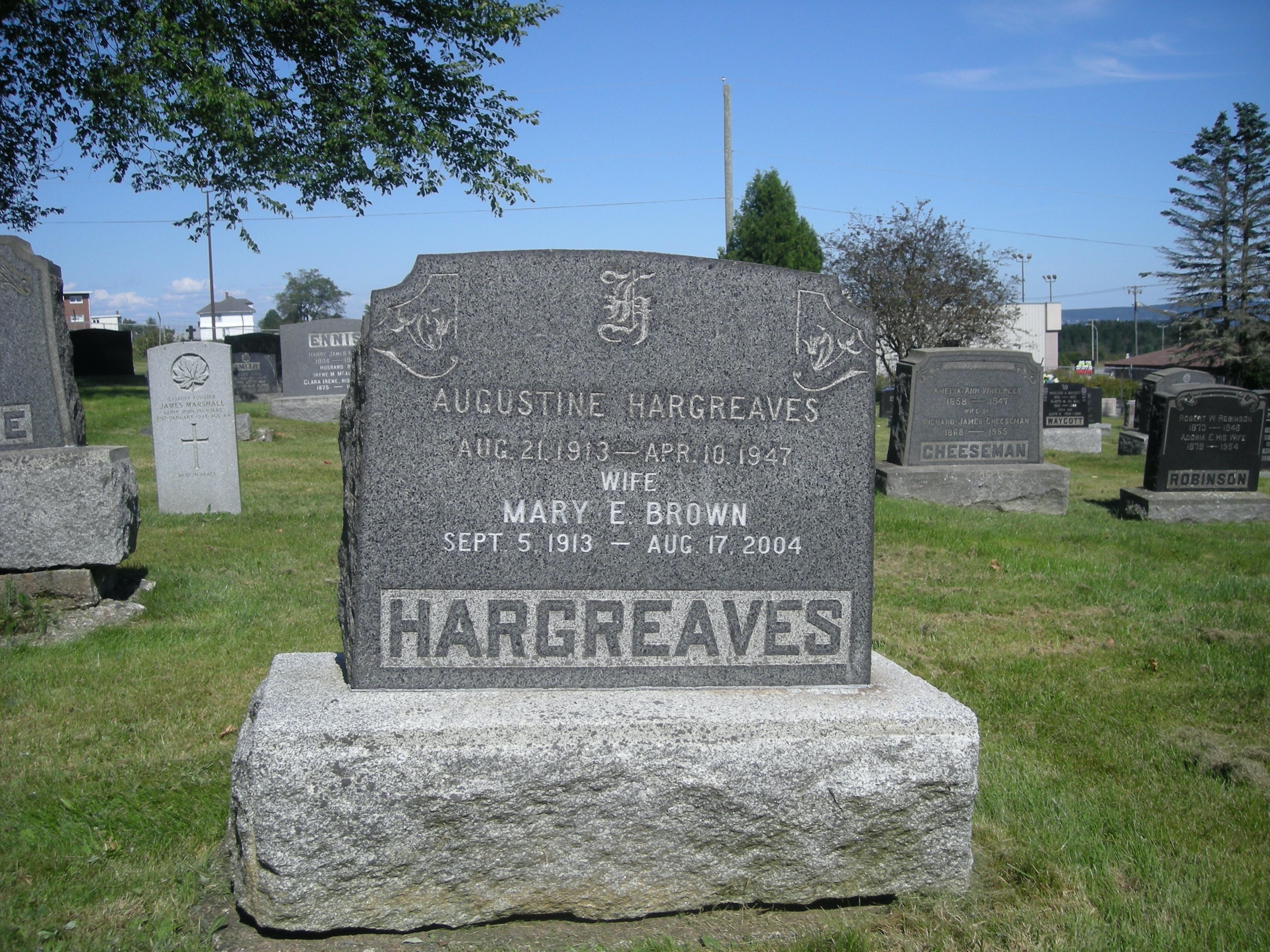 Grave marker