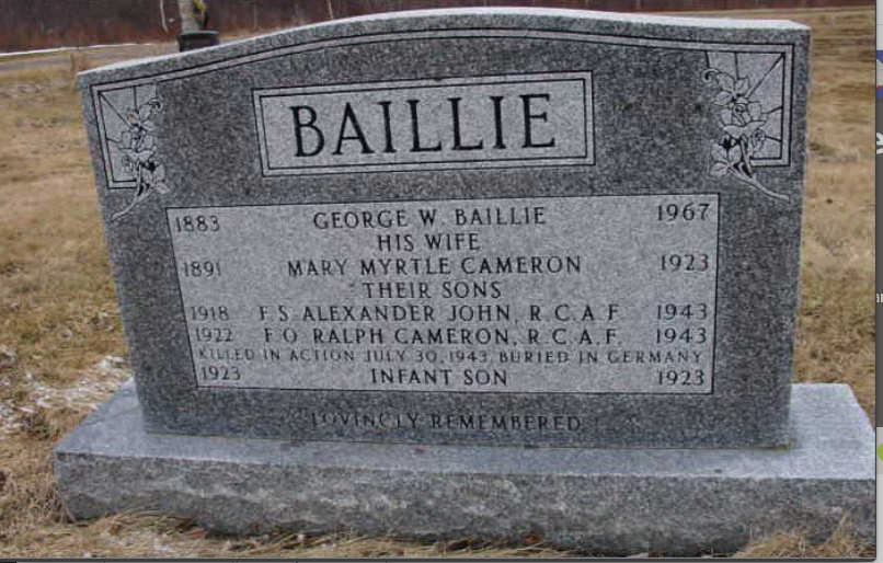 Grave marker