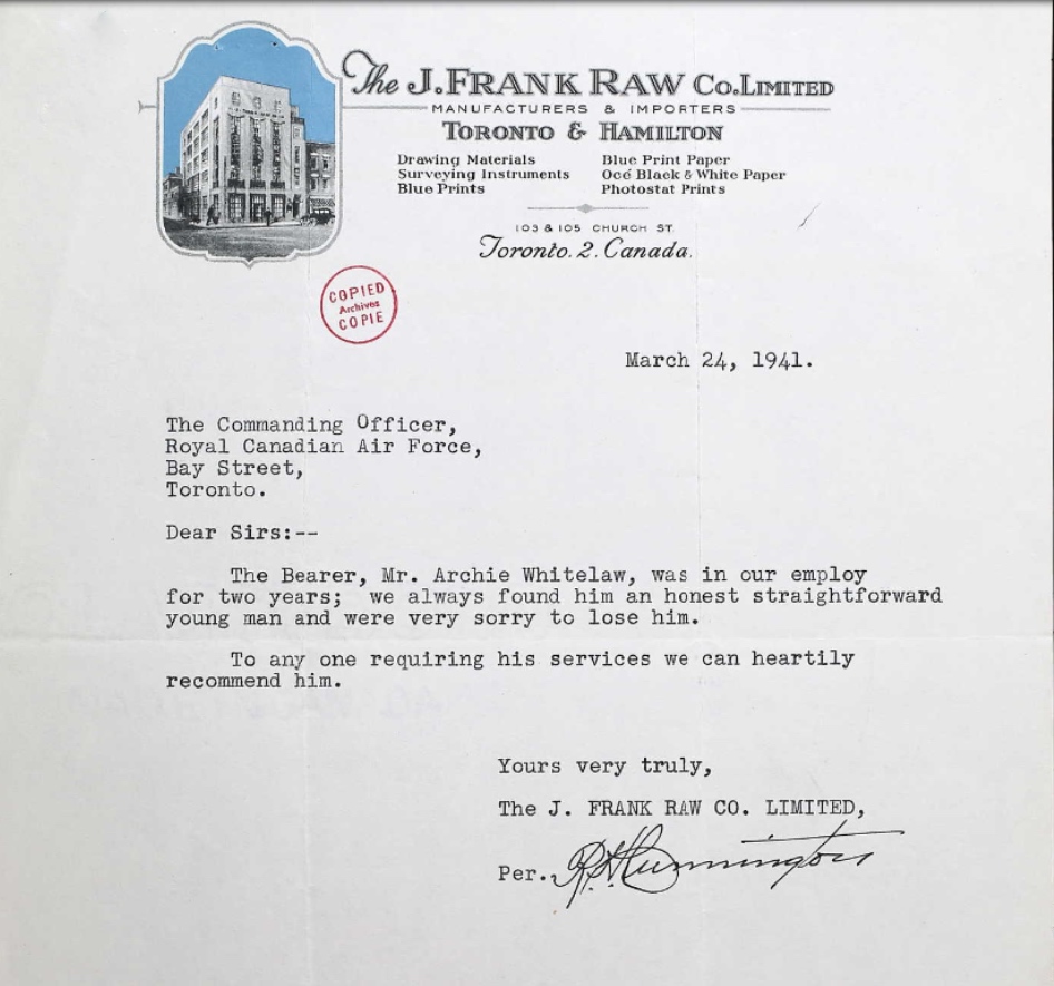 Letter of recommendation