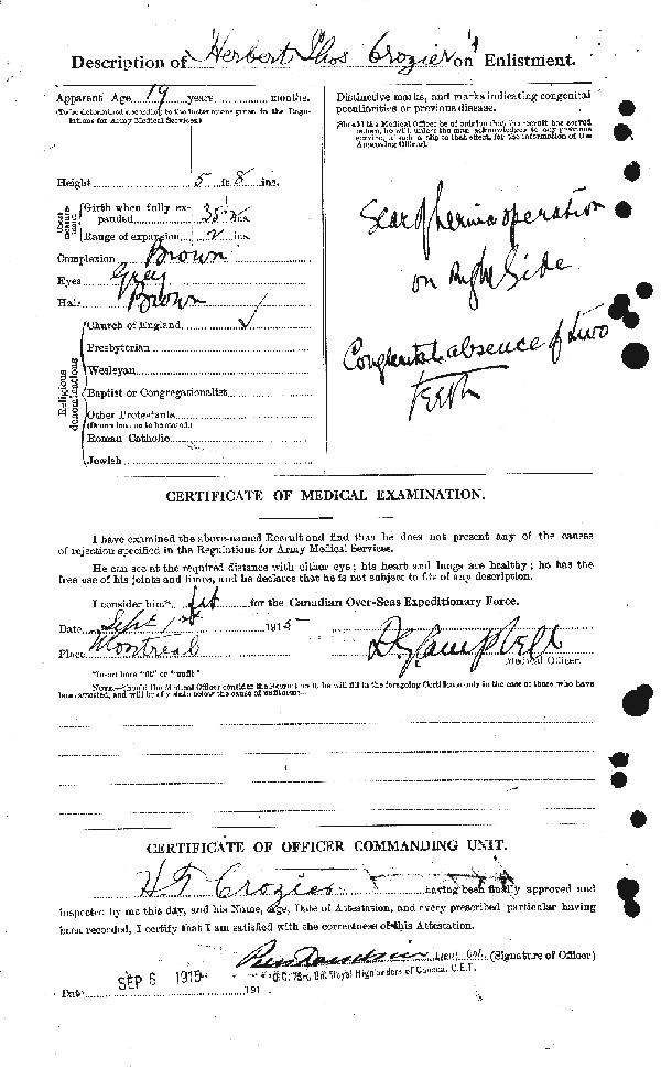 Attestation Papers (Reverse)