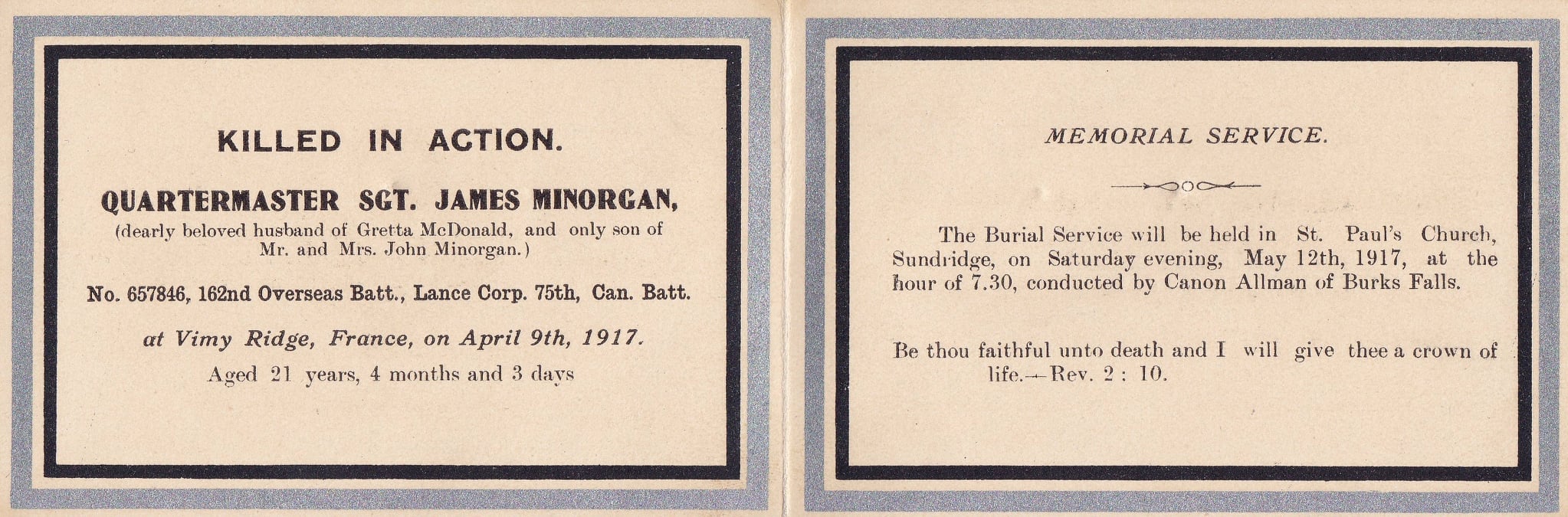 Photo of JAMES MINORGAN