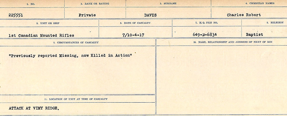 Circumstances of death registers