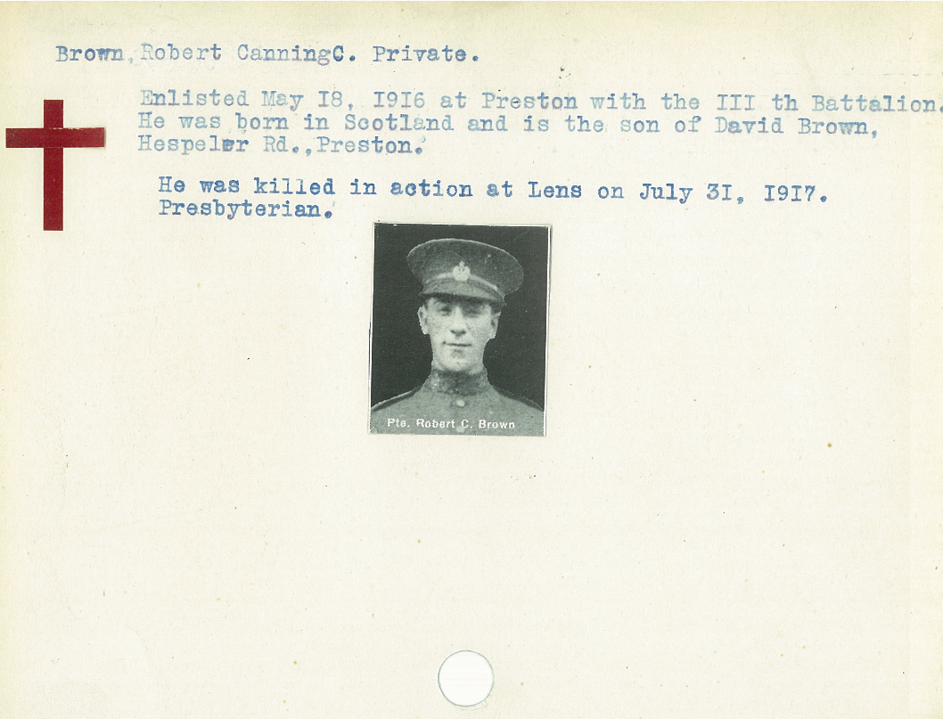 Photo de ROBERT CANNING BROWN