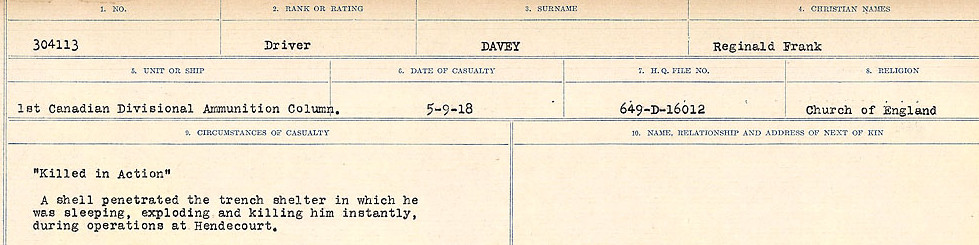 Circumstances of death registers