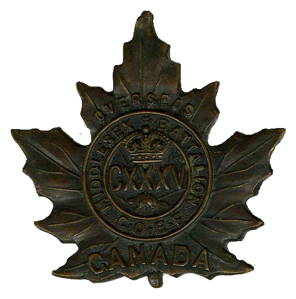 Cap Badge of the 135th