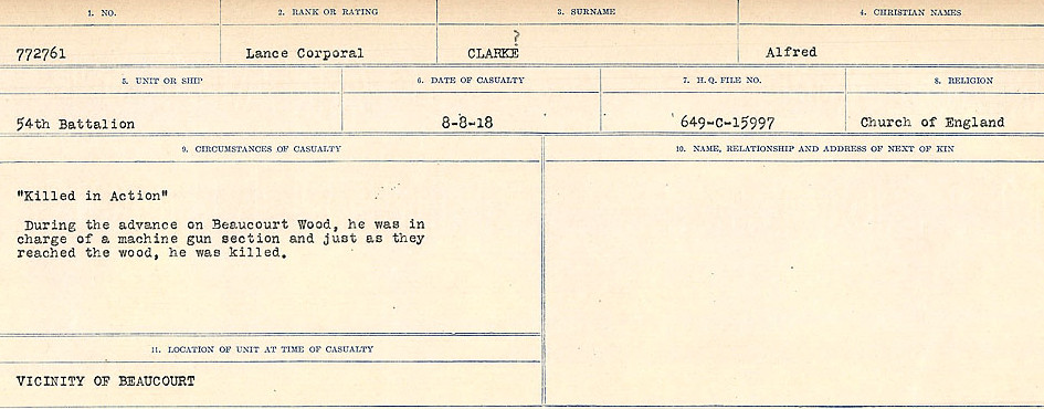 Circumstances of Death Registers
