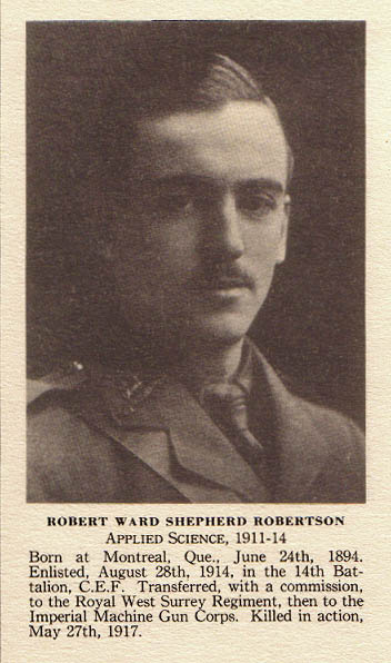 Photo of Robert Ward Shepherd Robertson