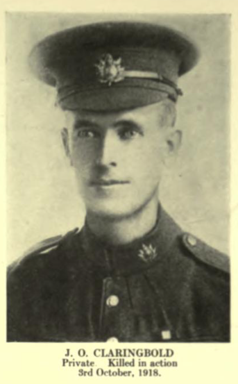 Photo of JOHN OSBOURNE CLARINGBOLD