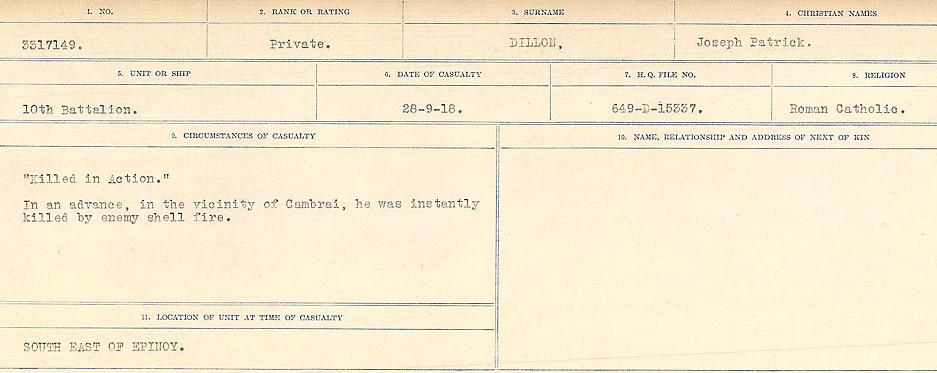 Circumstances of death registers