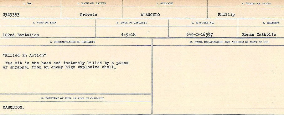 Circumstances of death registers