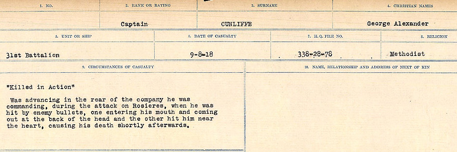 Circumstances of death registers