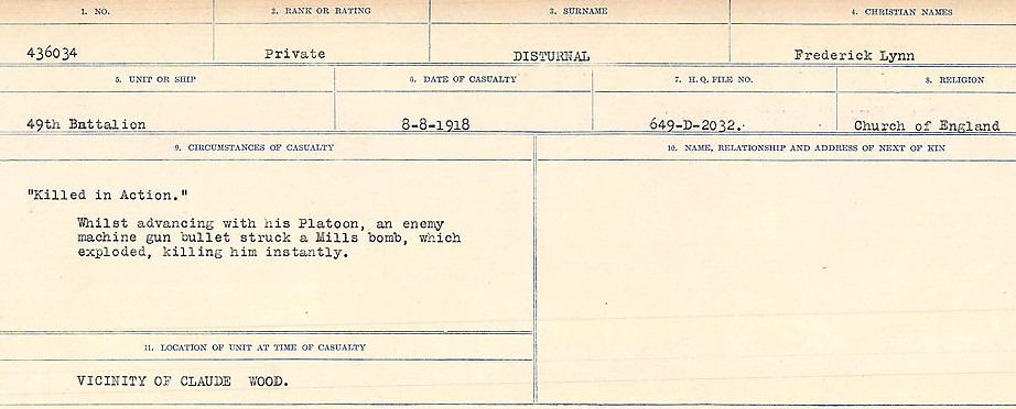 Circumstances of death registers