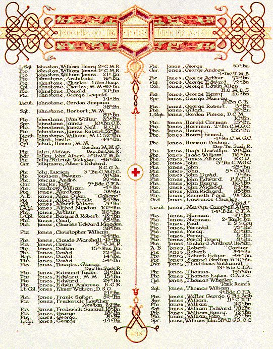 Book of Remember Page