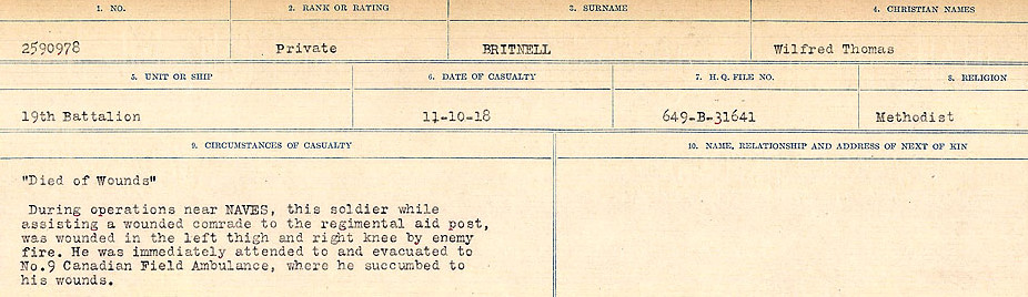 Circumstances of Death Registers