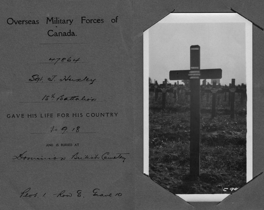 Temporary Grave Marker