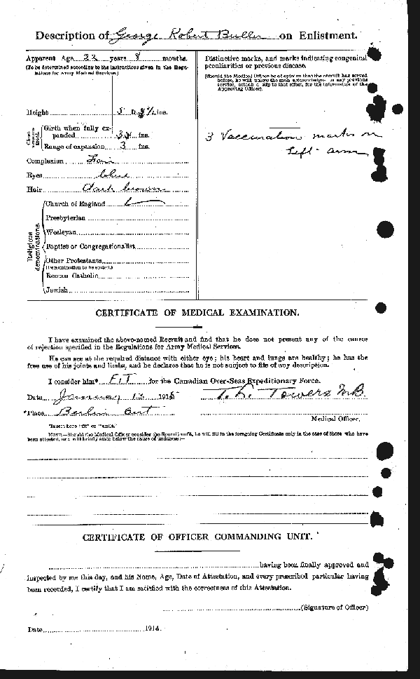 Attestation Papers (Reverse)