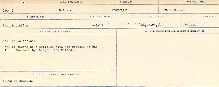 Circumstances of Death Registers