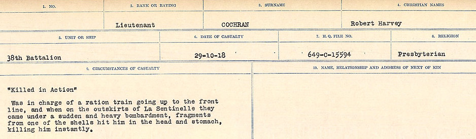 Circumstances of Death Registers