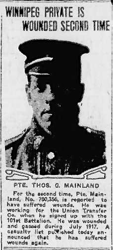 Photo of THOMAS GAVIN MAINLAND