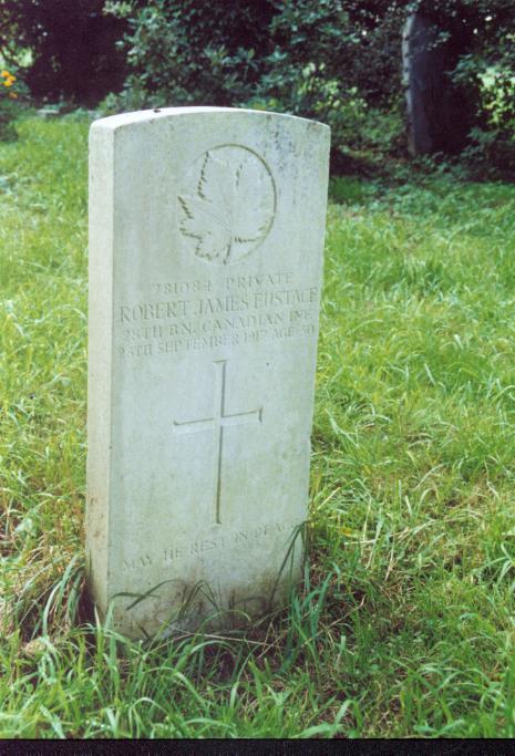 Gravemarker for Robert James Eustace