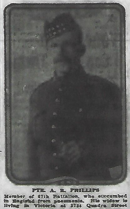 Photo of ARTHUR REGINALD PHILLIPS