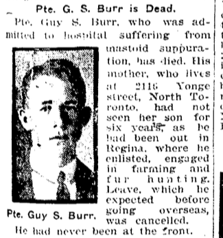 Photo of GUY STANLEY BURR