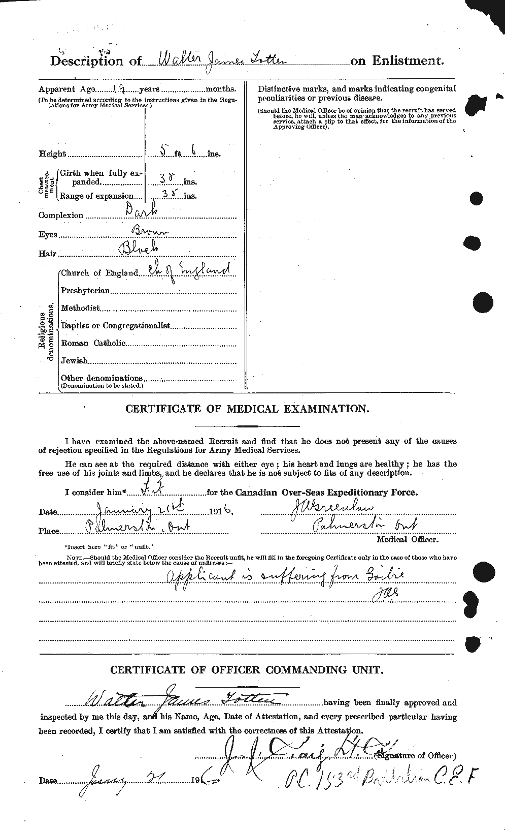 Feuille d'engagement