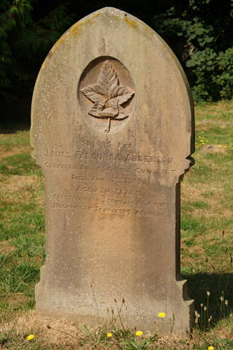 Grave marker