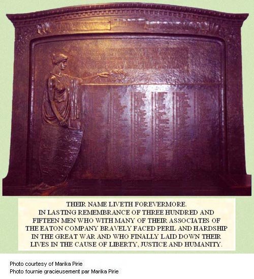 Eaton's Memorial