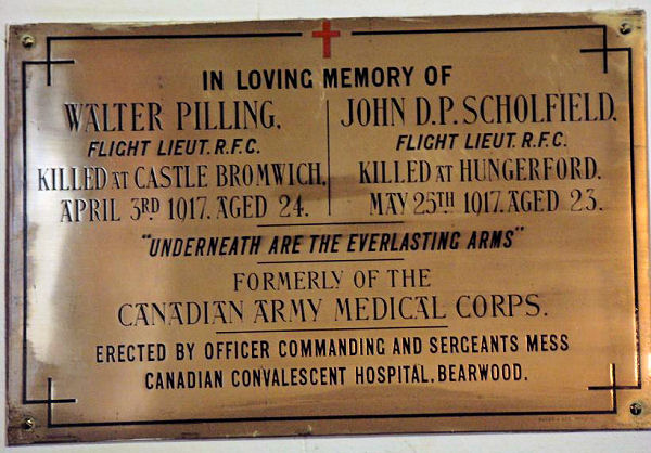 CAMC Memorial Plaque