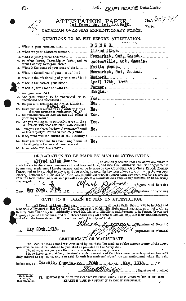 Feuille d'engagement