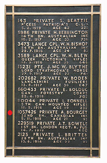 Inscription on Memorial