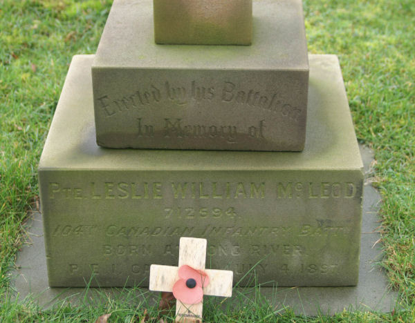 Inscription on Grave marker