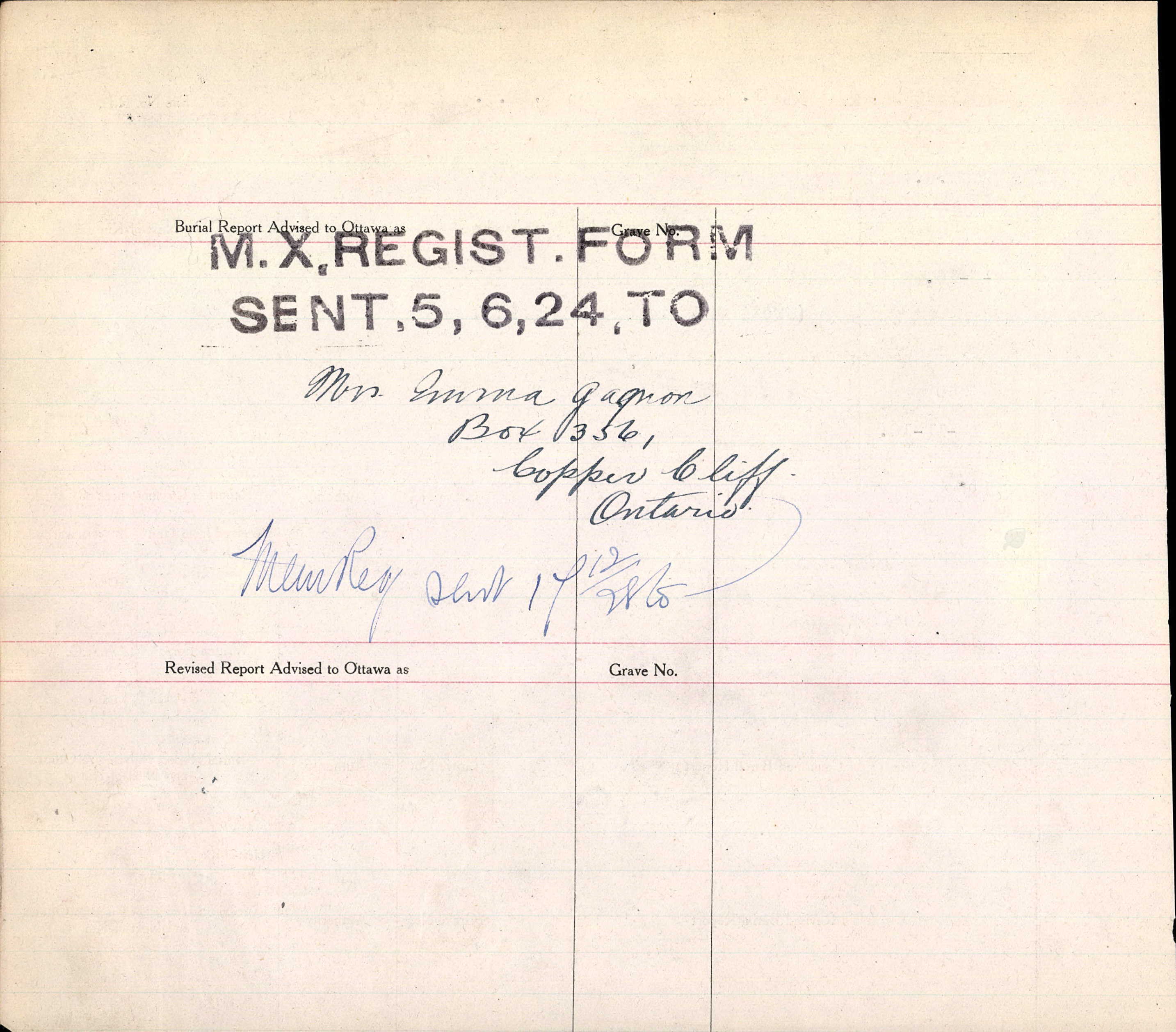 Circumstances of death registers